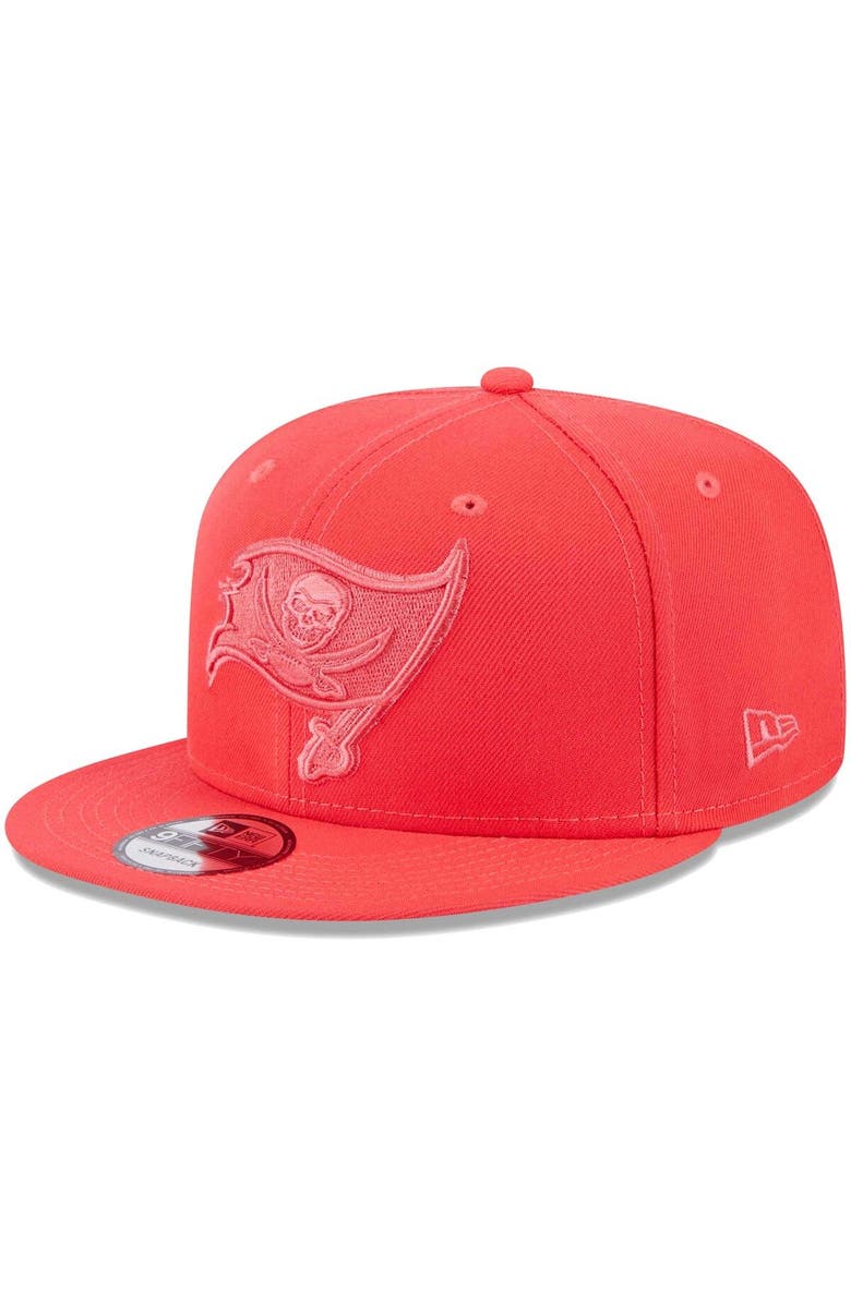 New Era Men's New Era Red Tampa Bay Buccaneers Color Pack Brights 9FIFTY Snapback Hat, Main, color, Red