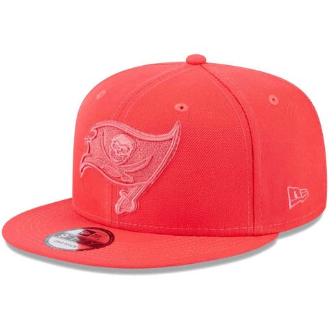 Men's New Era Red Tampa Bay Buccaneers Color Pack Brights 9FIFTY Snapback Hat