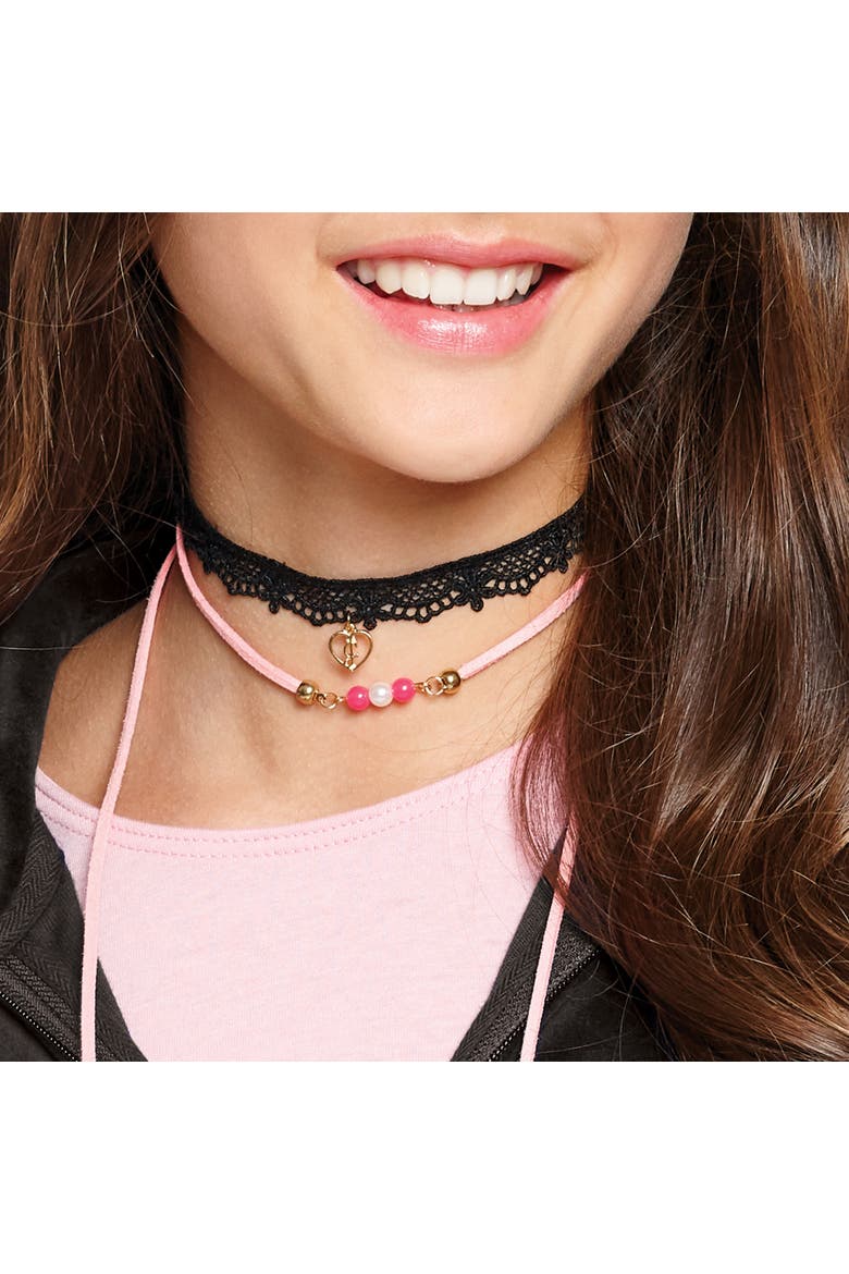 Make It Real Juicy Couture Chokers & Charms Jewelry 102 Piece Kit, Ages 8+, Alternate, color, Multicolored