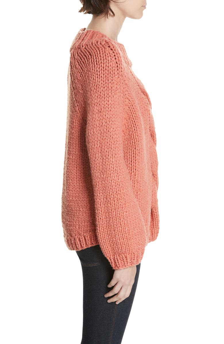 Brochu Walker Gia Hand Knit Wool Cashmere Blend Sweater, Alternate, color, 