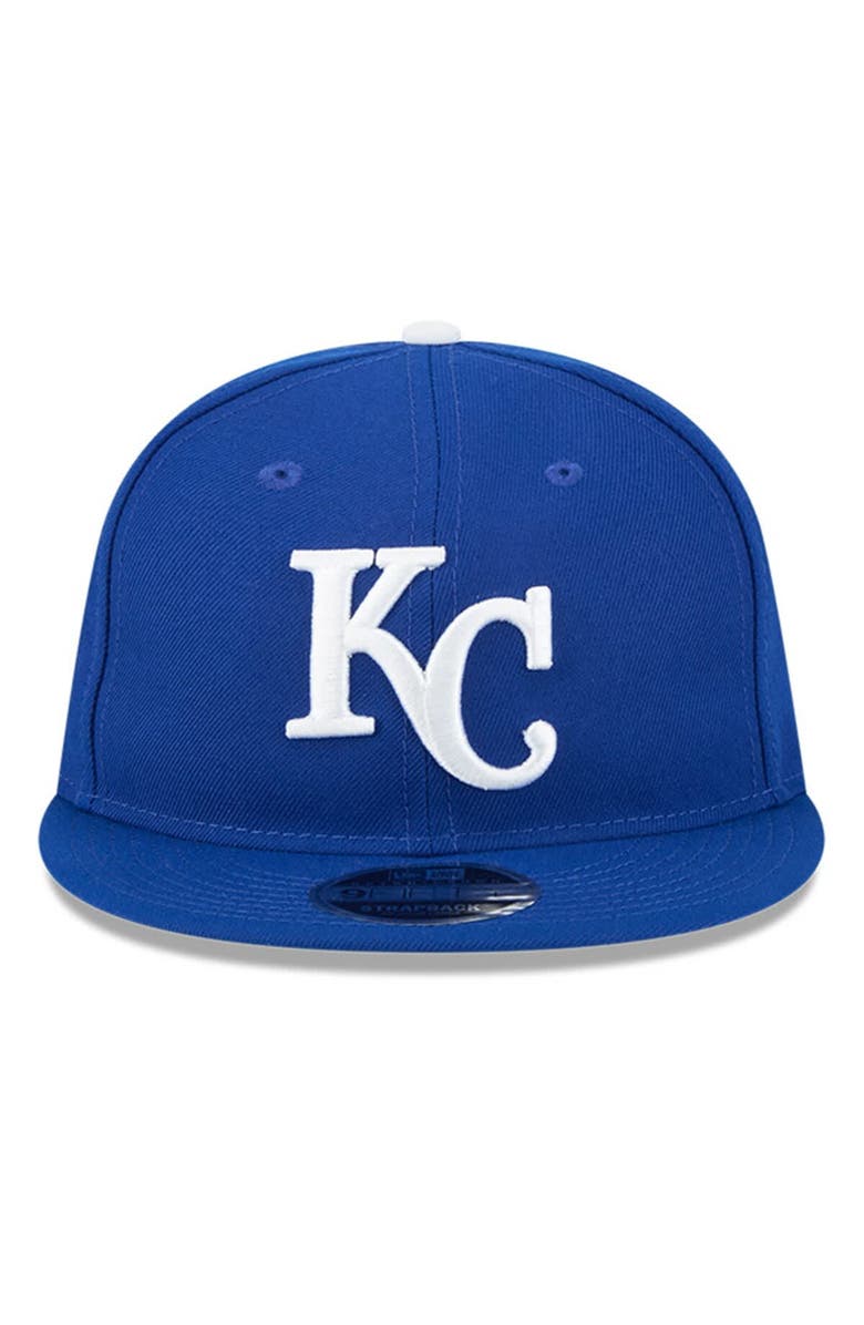 New Era Men's New Era Royal Kansas City Royals Baseball Hall of Fame Retro Crown 9FIFTY Adjustable Hat, Alternate, color, Royal