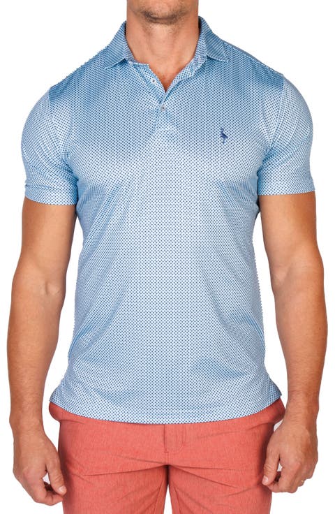 Mini Dots Performance Golf Polo