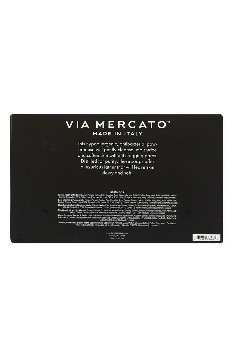 VIA MERCATO Set of 6 Assorted Soaps, Alternate, color, Multi