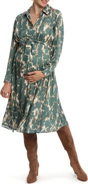 Cache Coeur Rym maternity and nursing shirt dress