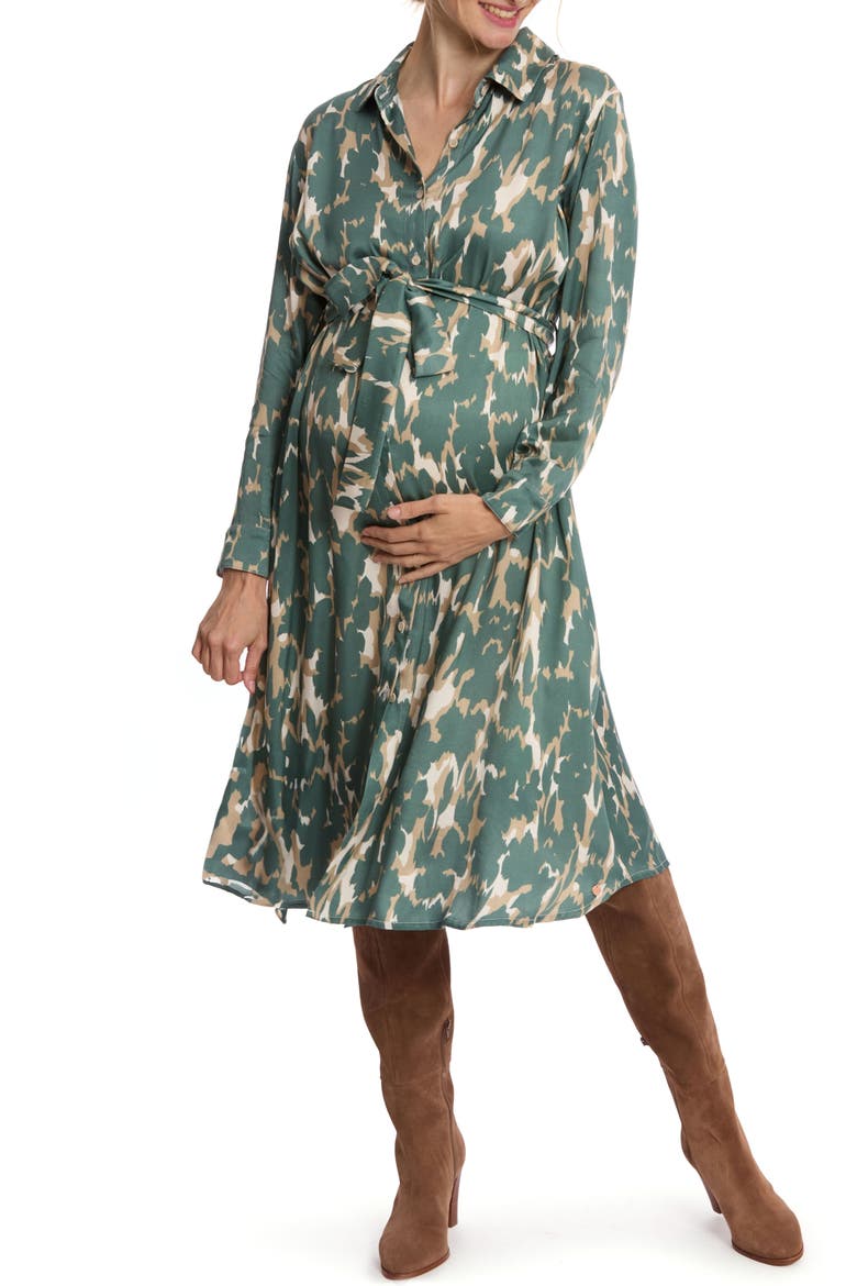 Rym maternity and nursing shirt dress video