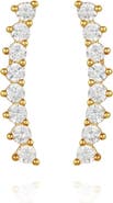 Vince Camuto Cubic Zirconia Ear Climbers