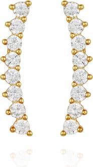 Vince Camuto Cubic Zirconia Ear Climbers