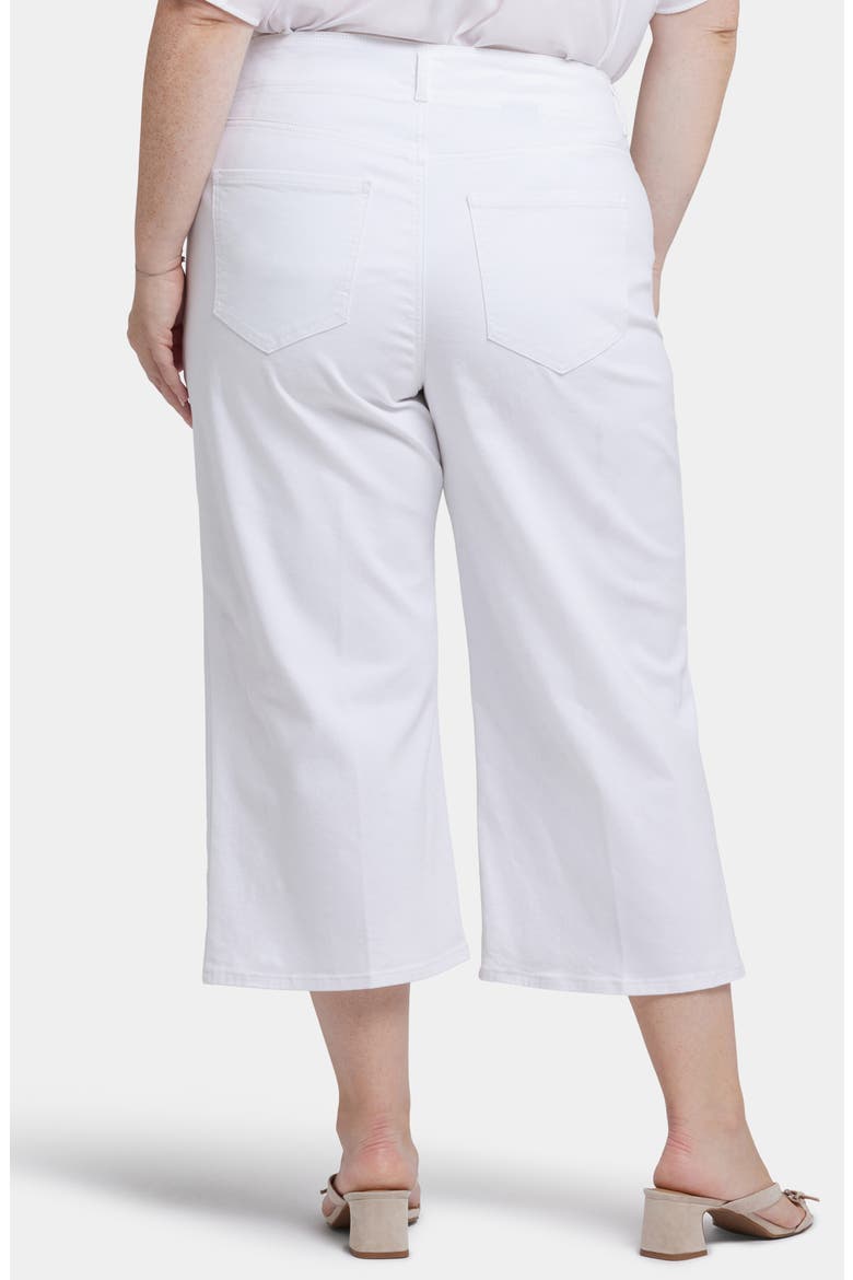 Brigitte High Waist Wide Leg Capri Jeans, Alternate, color, OPTIC WHITE