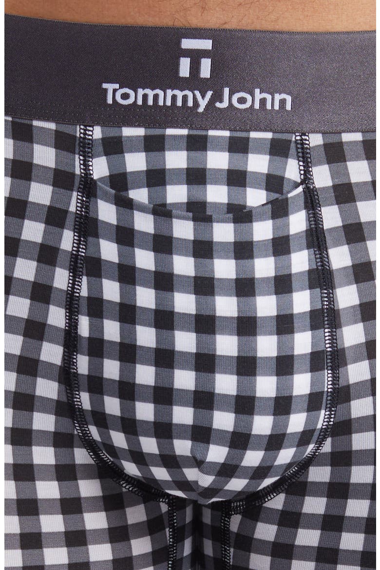 2-Pack Second Skin 4-Inch Boxer Briefs, Alternate, color, GREY HARVEST GINGHAM/ BLACK