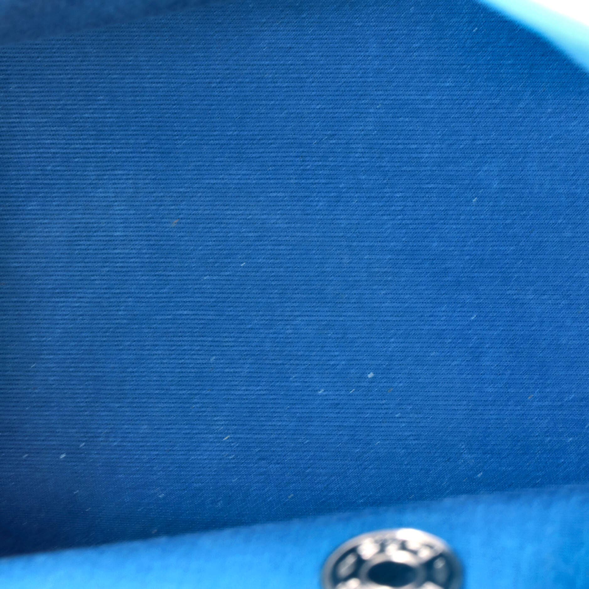 Pre-Owned Hermes Herbag Zip Leather and Toile 31, Alternate, color, Blue Izmir