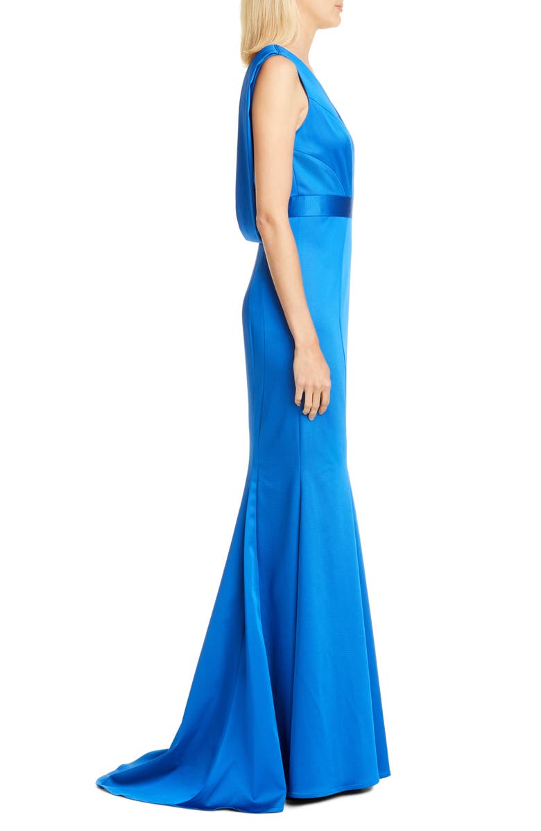 ZAC Zac Posen Santia Plunge Back Gown, Alternate, color, 