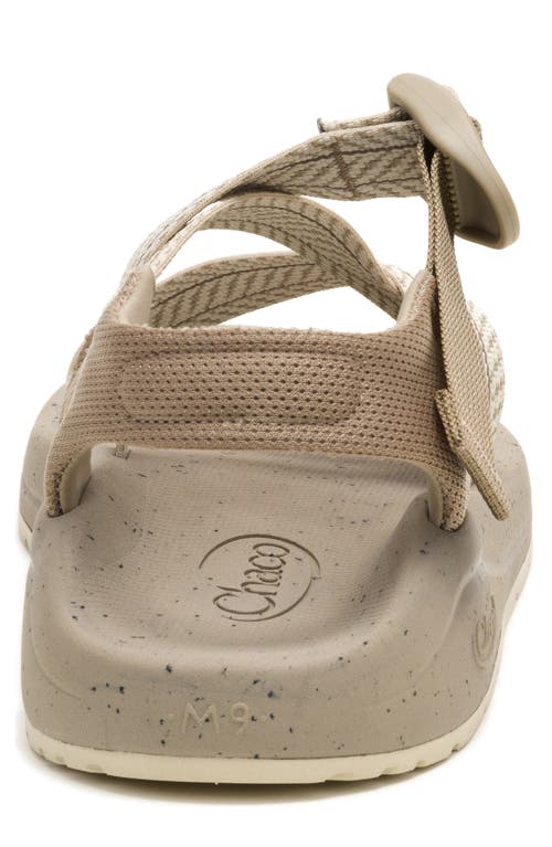 Chaco Cushz Sandal In Frond Dark Vanilla