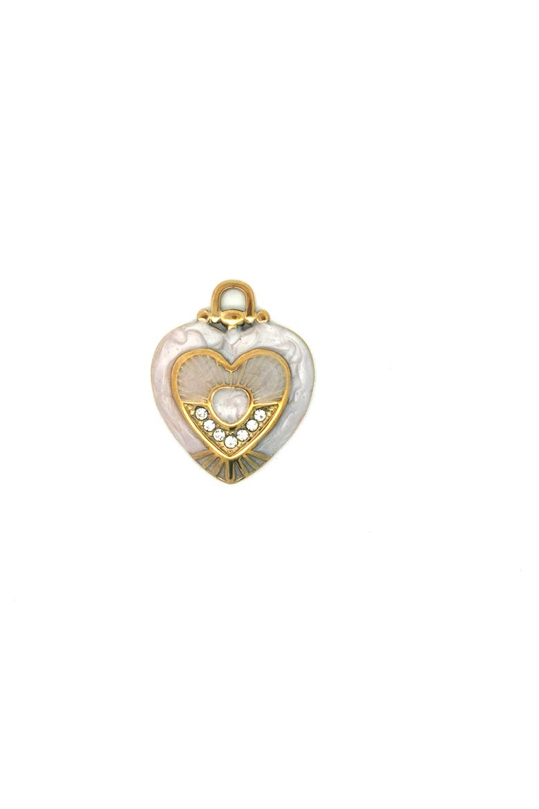 Heart Charm Pendant, Alternate, color, Yellow Gold