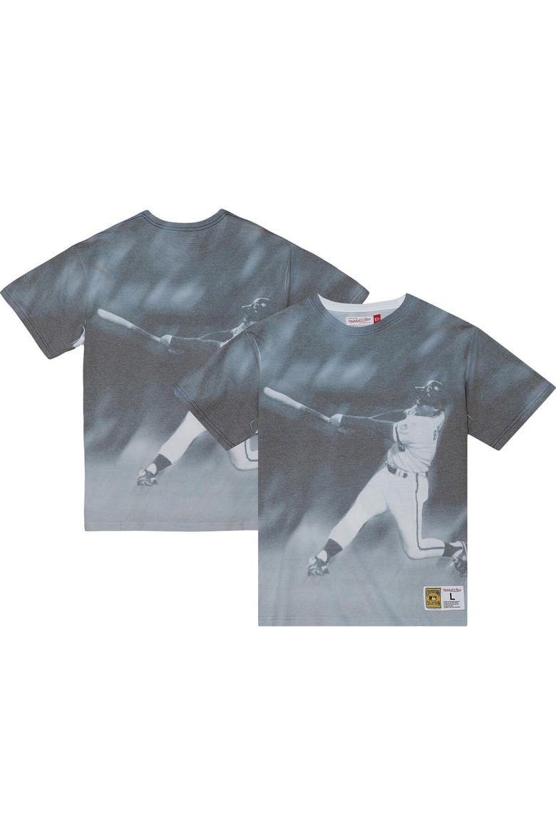 Men's Mitchell & Ness George Brett Kansas City Royals Cooperstown Collection Highlight Sublimated Player Graphic T-Shirt, Main, color, White