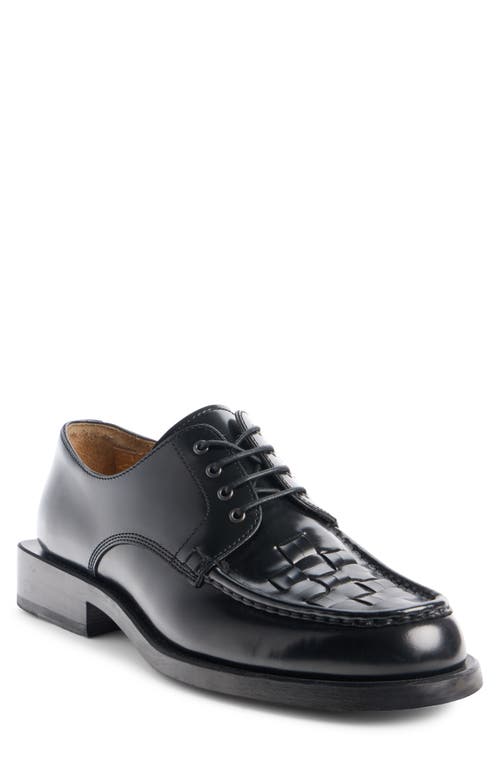 Jacquemus Les Derbies Tresses Woven Derby In Black