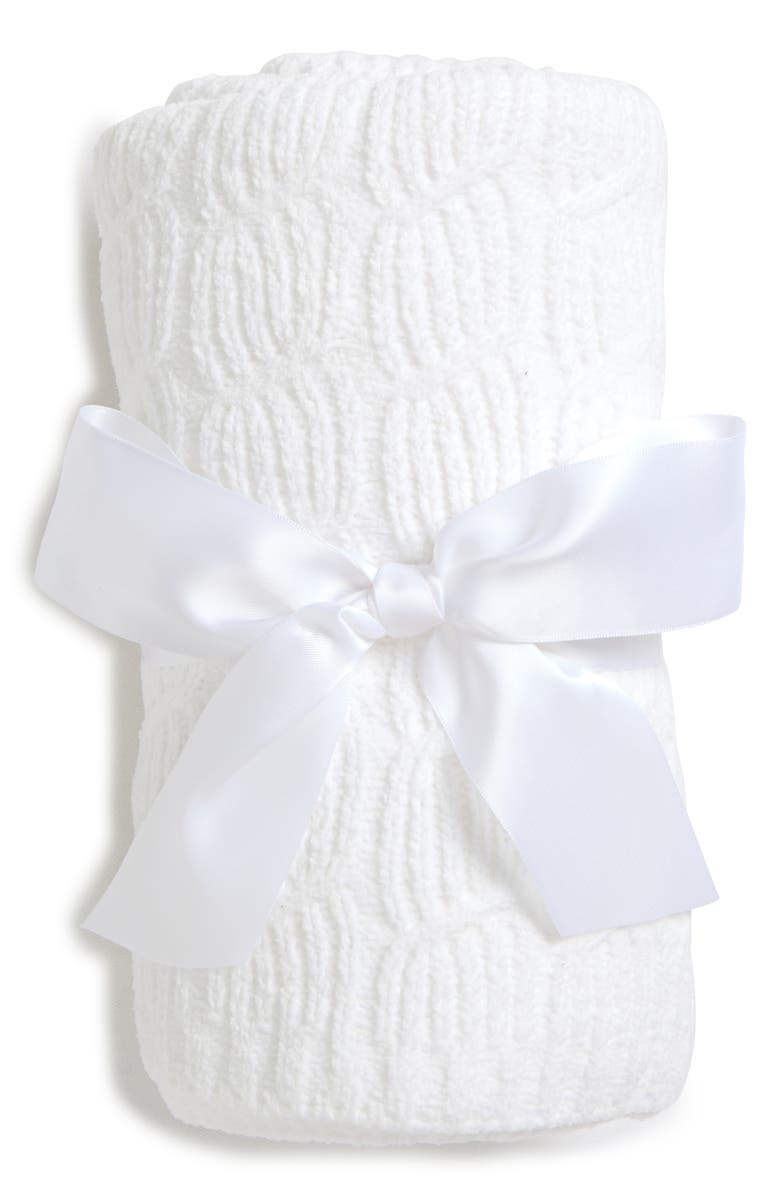 Nordstrom So Soft Chenille Blanket, Main, color, White