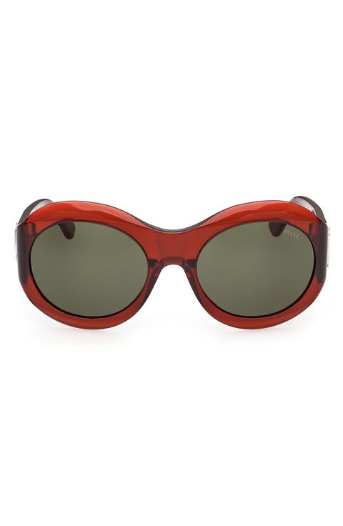 58mm Round Sunglasses
