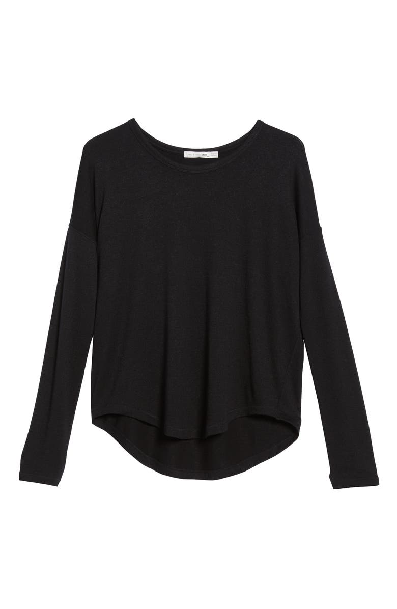 rag & bone The Knit Long Sleeve Tee, Alternate, color,