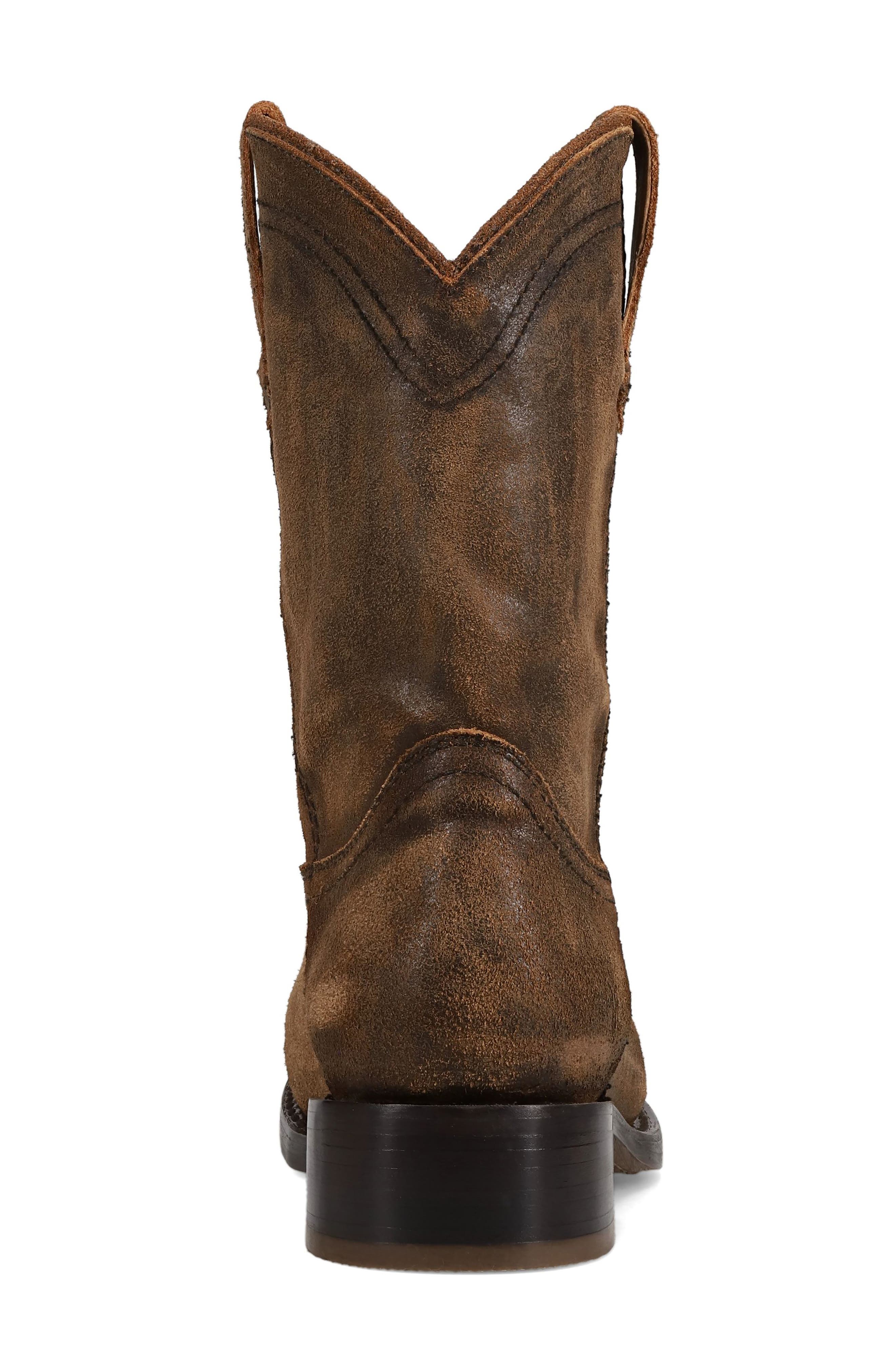 Frye Campus Roper Boot, Alternate, color, Chocolate