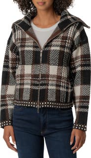 KUT from the Kloth Rue Zip Sweater Knit Jacket