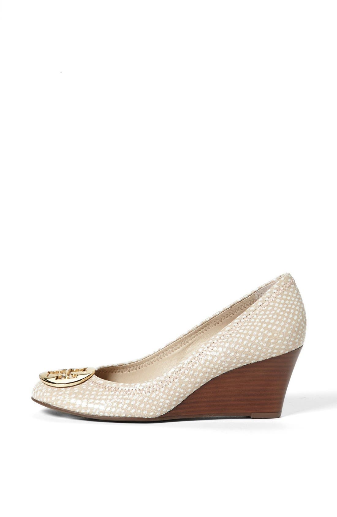 Tory Burch 'Sally' Wedge Pump, Alternate, color, 