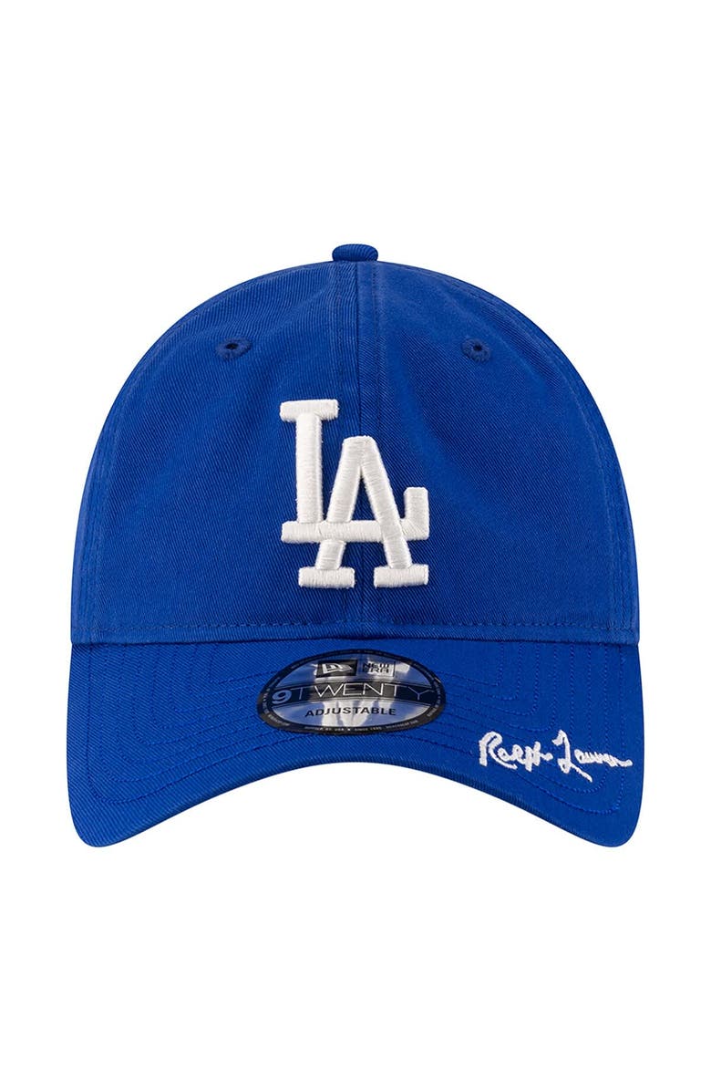 New Era Men's New Era Ralph Lauren x MLB  Royal Los Angeles Dodgers 9TWENTY Adjustable Hat, Alternate, color, Royal