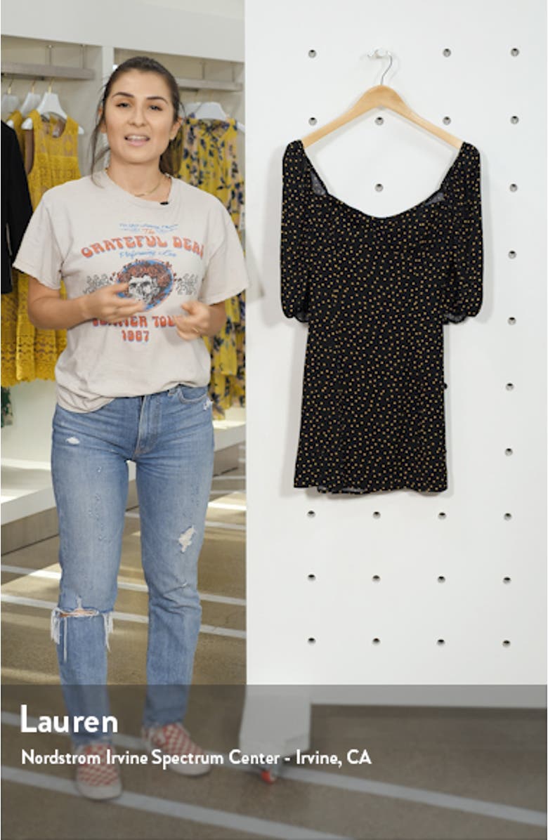 Kopa Sweetheart Neck Minidress, sales video thumbnail