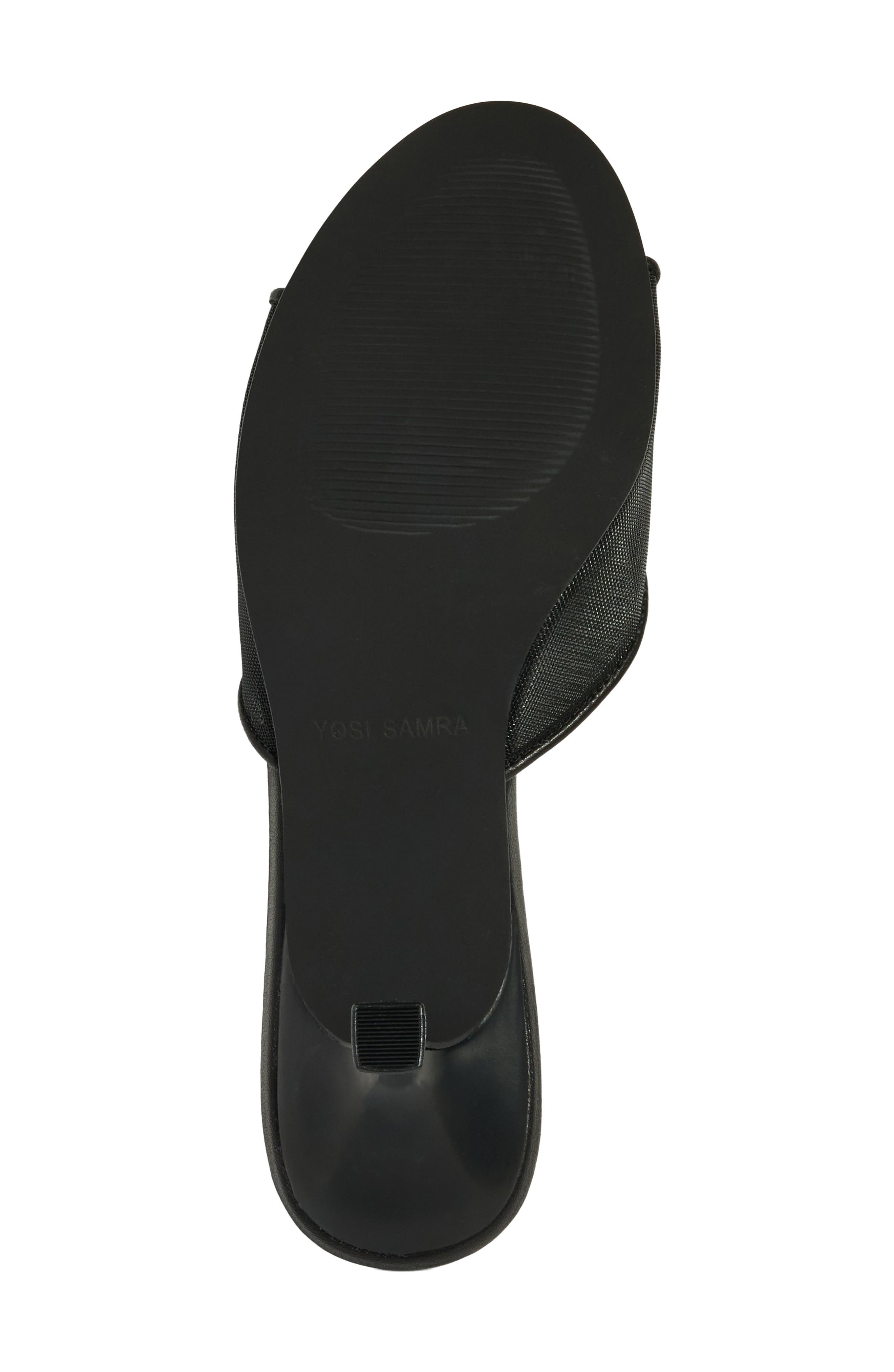 Opal Mesh Open Toe Sandal, Alternate, color, BLACK