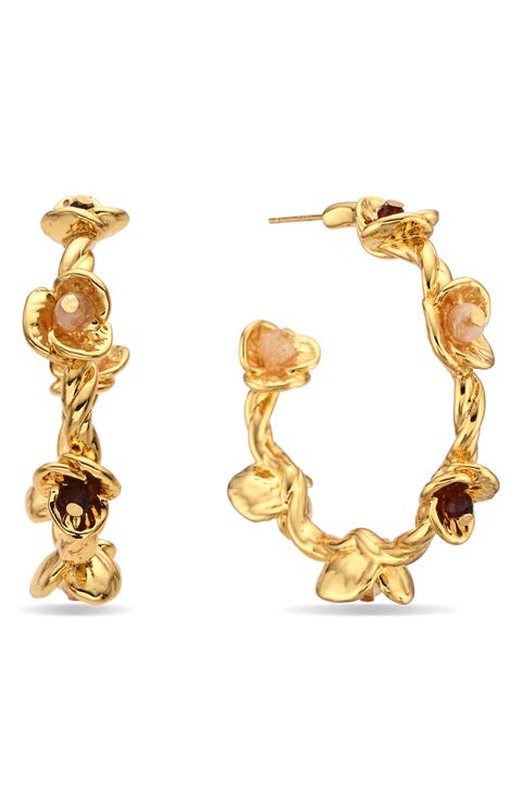 Caterina Twist Hoop Earrings