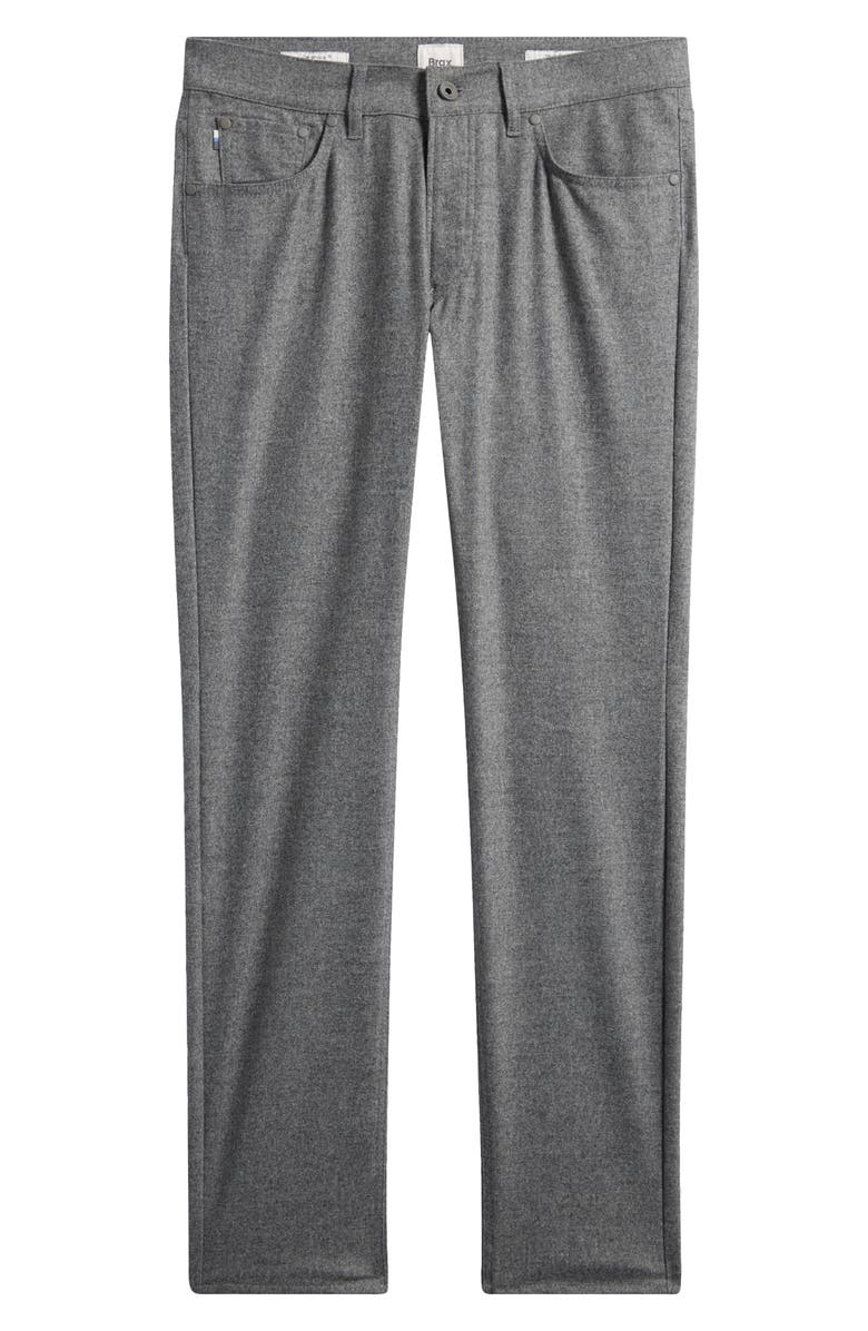 Brax Chuck Modern Fit Ceramica Flannel Five-Pocket Pants, Alternate, color, Graphite
