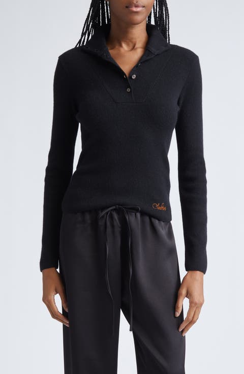 Elora Mock Neck Henley