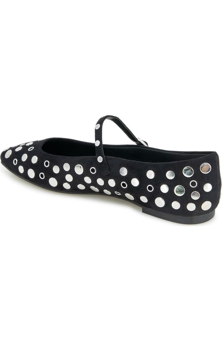 Kenneth Cole Jasper Stud Mary Jane Flat, Alternate, color, Black