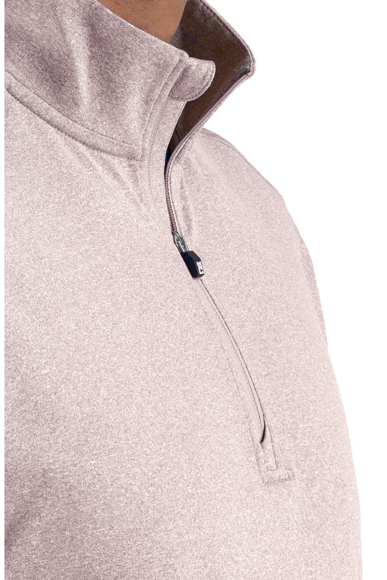 Forge Epic Confidence Performance Quarter Zip Pullover, Alternate, color, POLISHED HEATHER