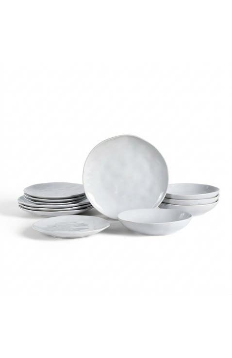 Harper Stoneware 12-Piece Dinnerware Set