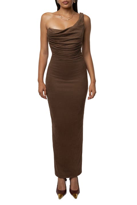 Monte Carlo Suede Maxi Dress