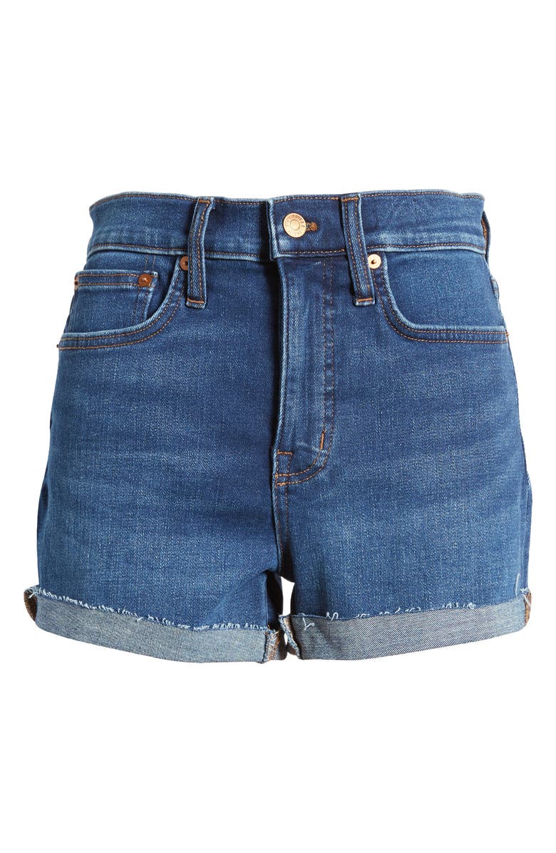Madewell High Waist Denim Shorts, Alternate, color, 