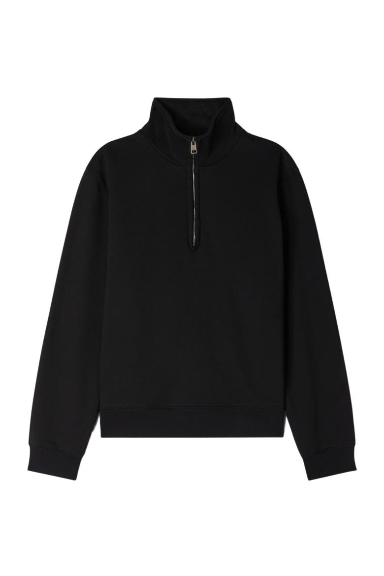 Cotton sweatshirt, Alternate, color, Black