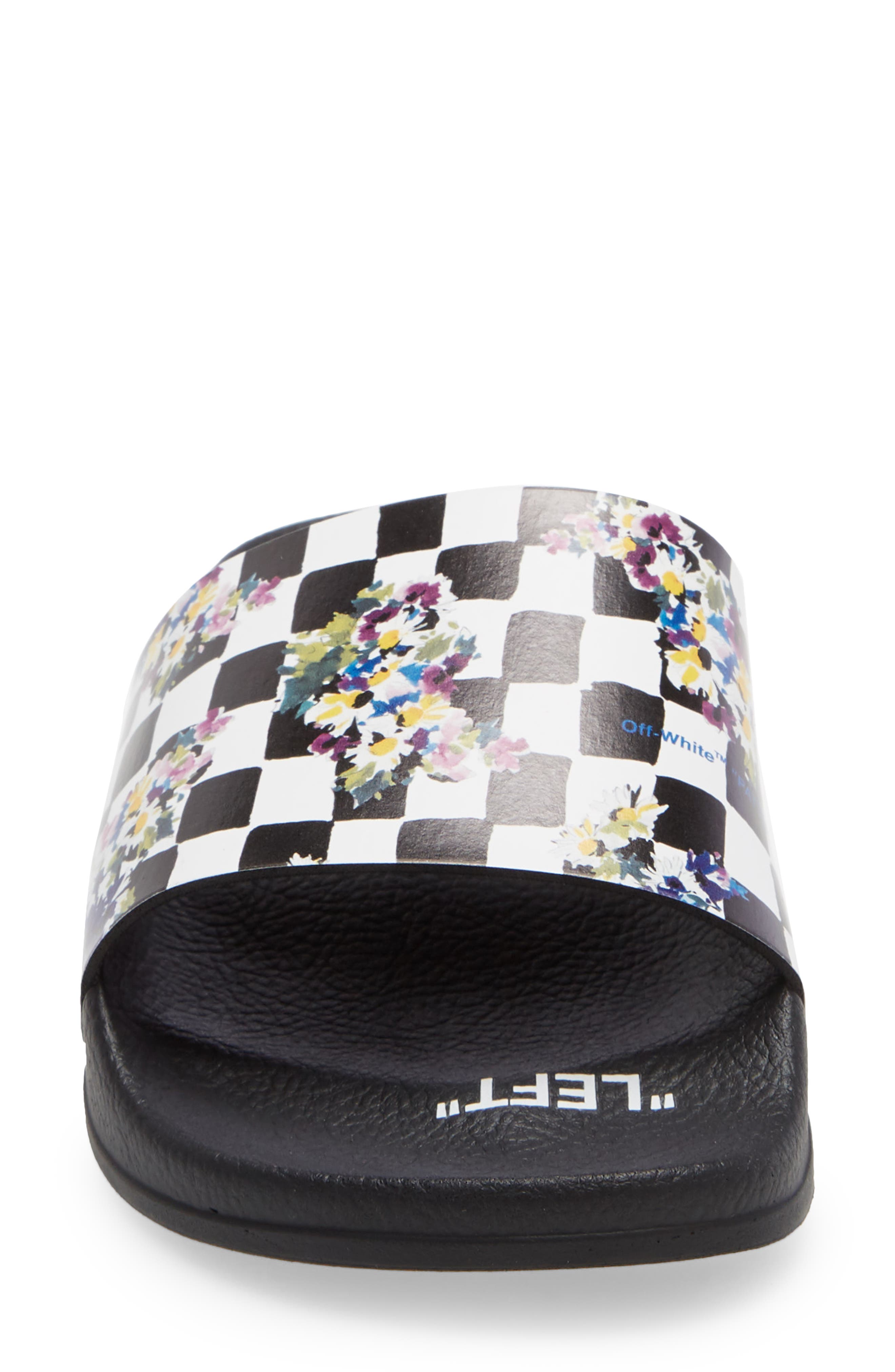 Off-White Logo Slide Sandal, Alternate, color, 