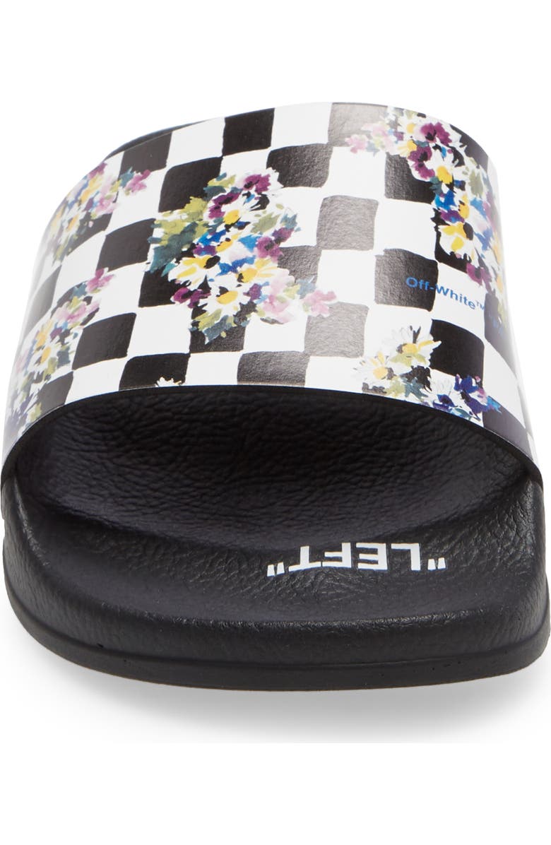 Off-White Logo Slide Sandal, Alternate, color,