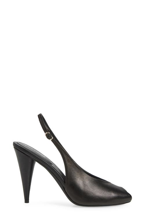Jeffrey Campbell Snoah Slingback Peep Toe Pump In Black