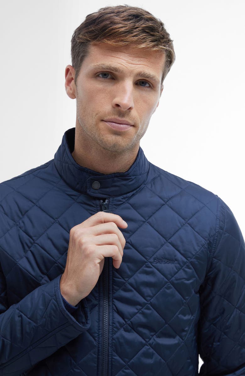 Barbour Linden Quilted Jacket, Alternate, color, Navy