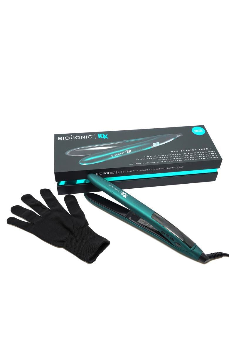 Bio Ionic Emerald Green 10x 1-Inch Pro Styling Iron, Alternate, color, 