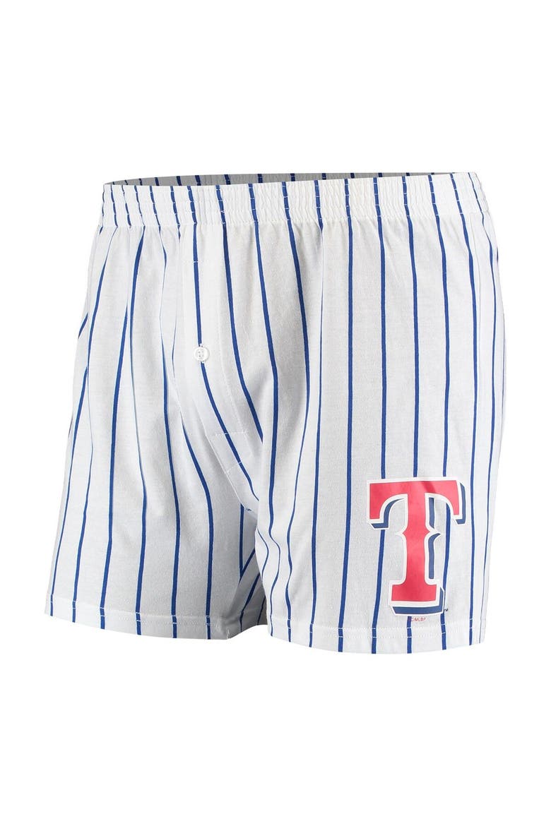 Men's Concepts Sport White Texas Rangers Vigor Boxer Shorts, Alternate, color, White