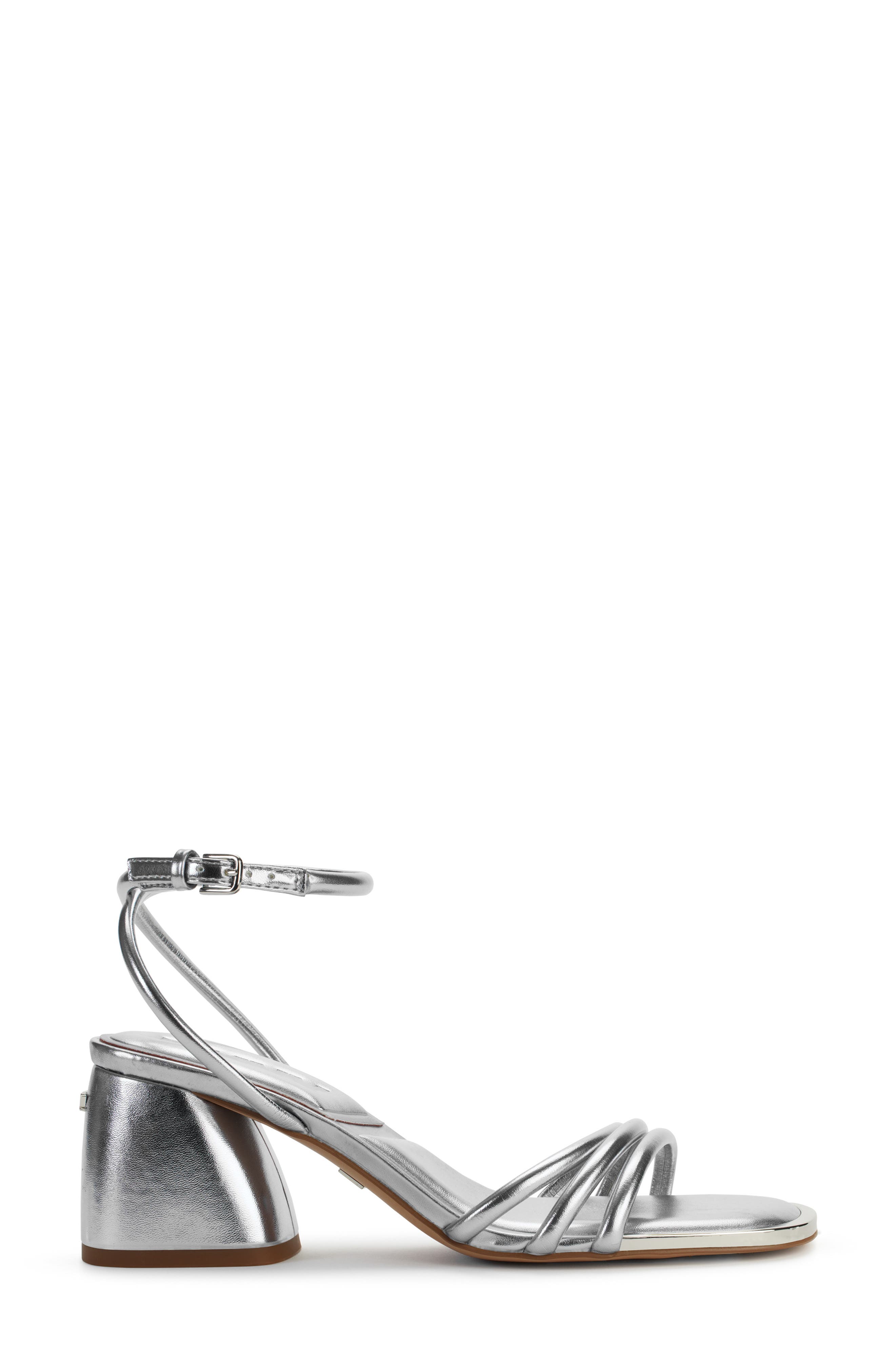 Trixie Ankle Strap Sandal, Alternate, color, SILVER