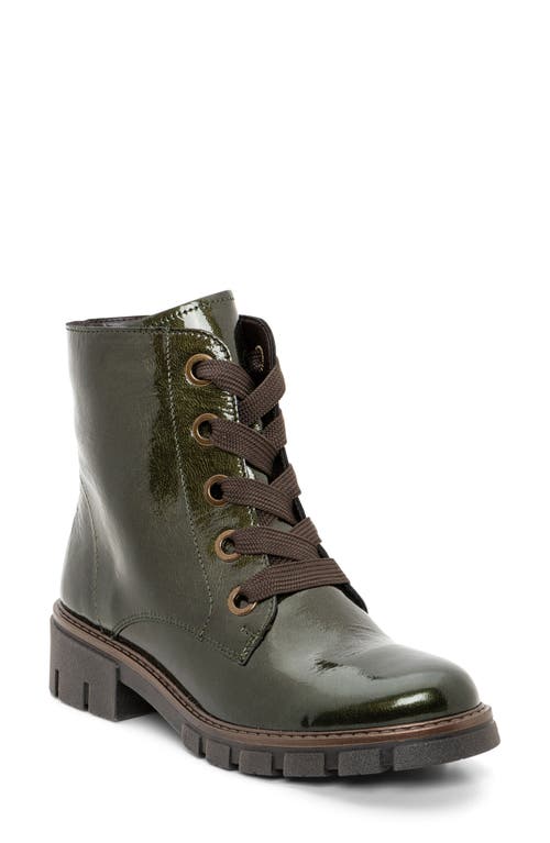 ara Debbie Lace-Up Boot in Green 