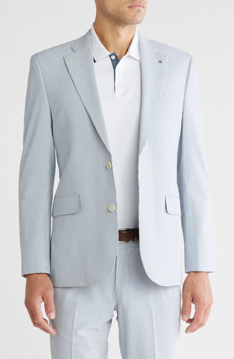 Scotch & Soda Seersucker Blazer, Main, color,