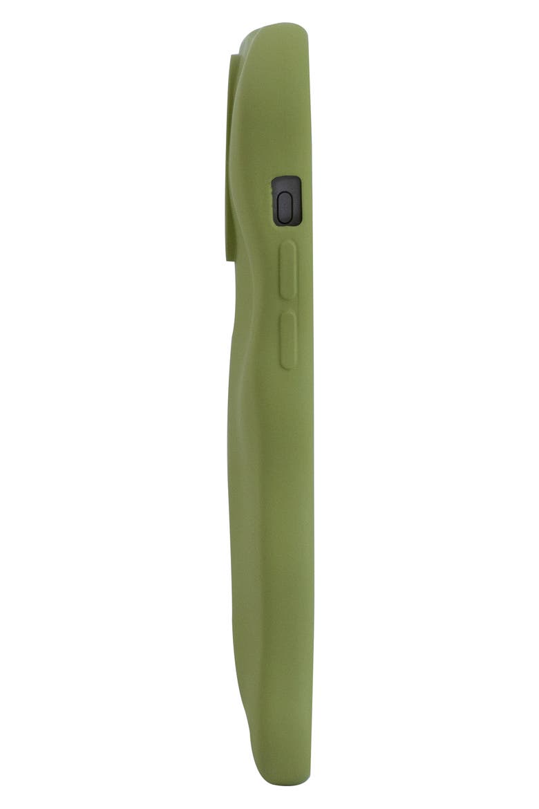Matte Bubbles iPhone 14 Pro Case, Alternate, color, GREEN