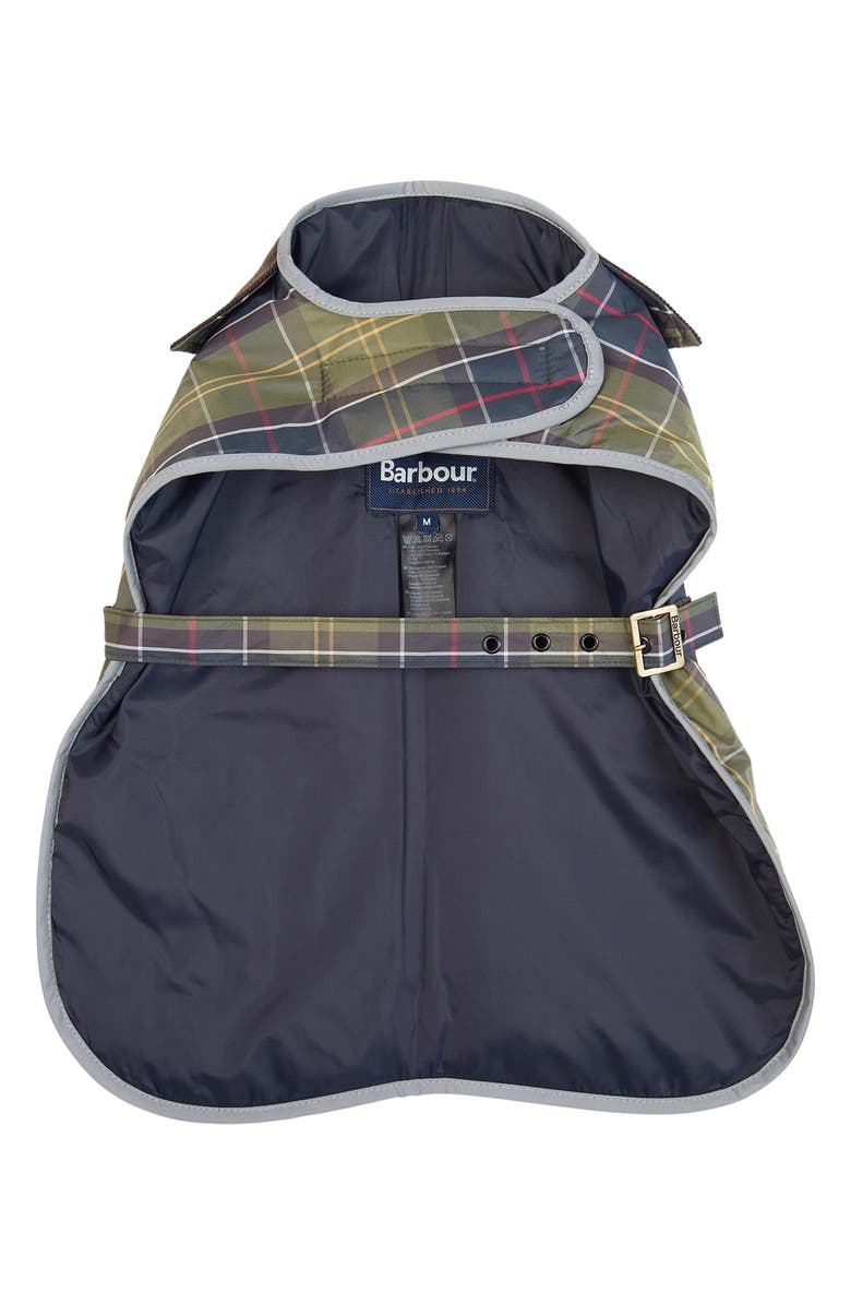 Barbour Tartan Waterproof Dog Coat, Alternate, color, Classic Tartan