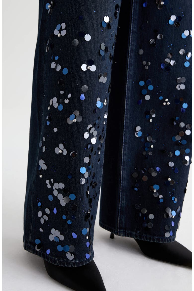 Adria Low Rise Wide Leg Jeans, Alternate, color, FLASHLIGHT
