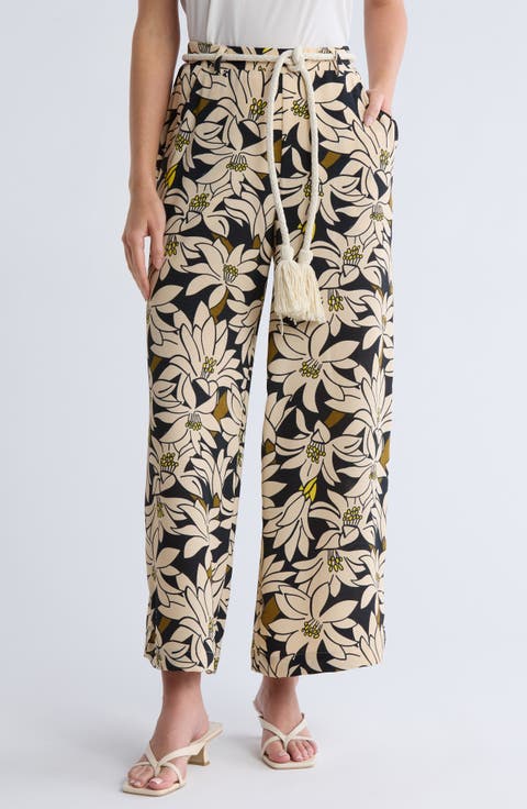 Airflow Floral Wide Leg Pants